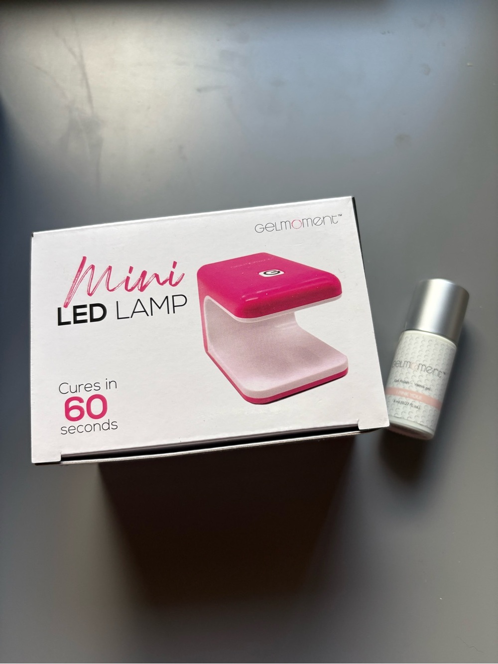 GelMoment Mini LED Lamp Bundle - Portable Nail Curing Device